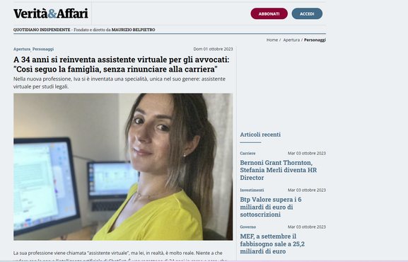 Articolo su Verità&Affari