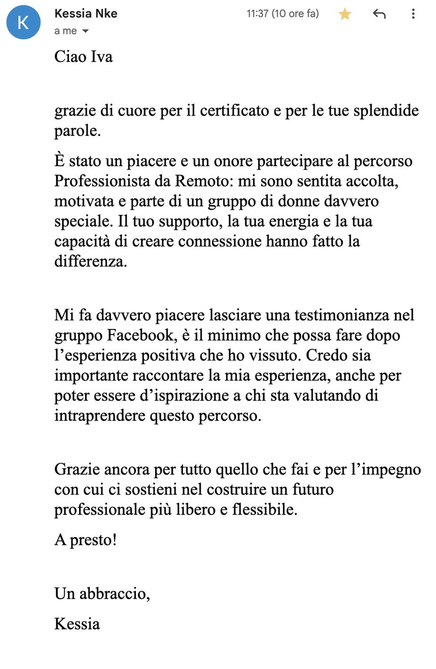 Recensione di Kessia Nke