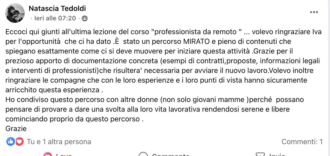 Recensione di Natascia Tedoldi